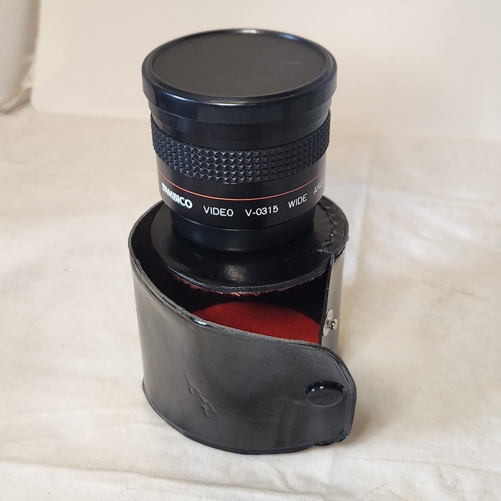 Ambico Japan V-0315 Video Fish Eye Lens‎ 0.6X Wide Angle Threaded Mount